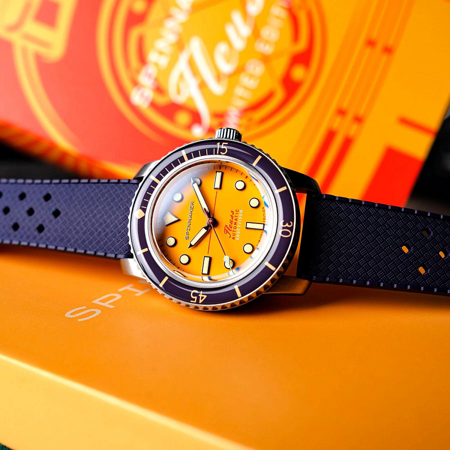 Часы Spinnaker Fleuss SP-5133-55 — сталь металл, Англия