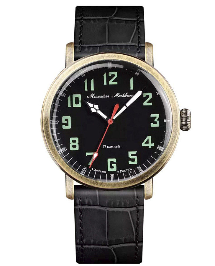 Часы Михаил Москвин Classic 1504А25L5 — мужские, черный