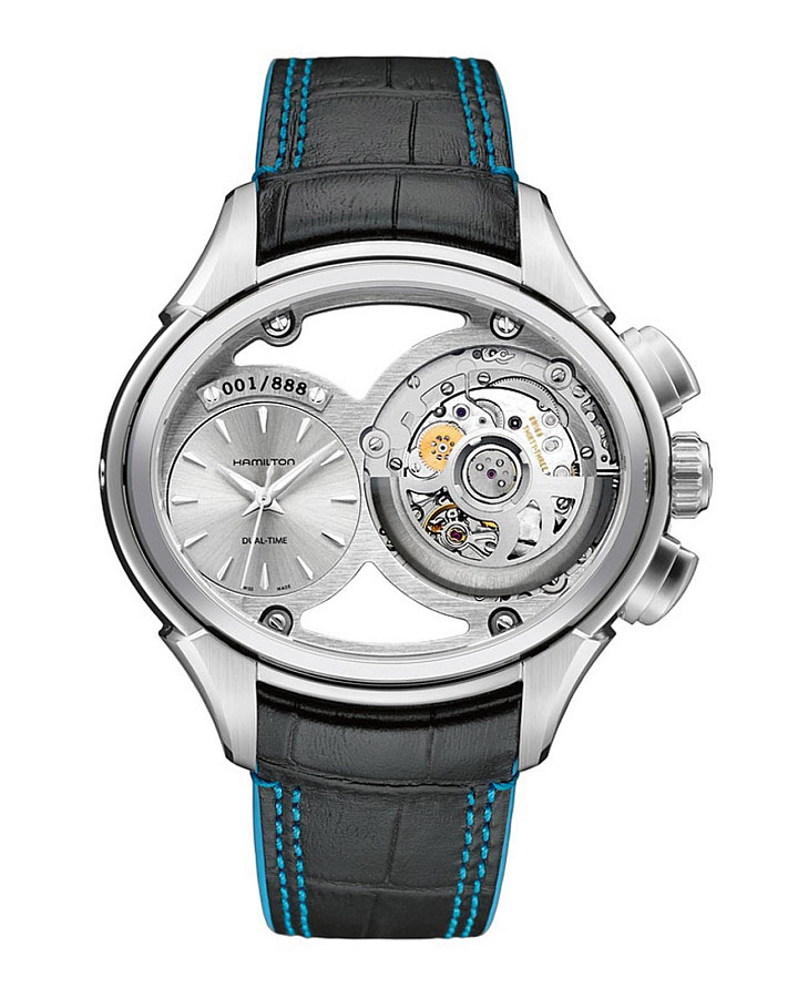 Часы Hamilton Jazzmaster Face 2 Face Limited Edition H32856705 — механические, металл сталь