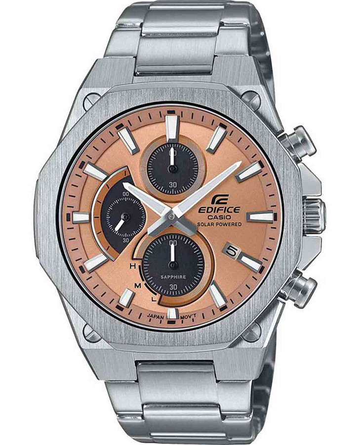 Часы Casio Edifice EFS-S570D-5A — мужские, оранжевый