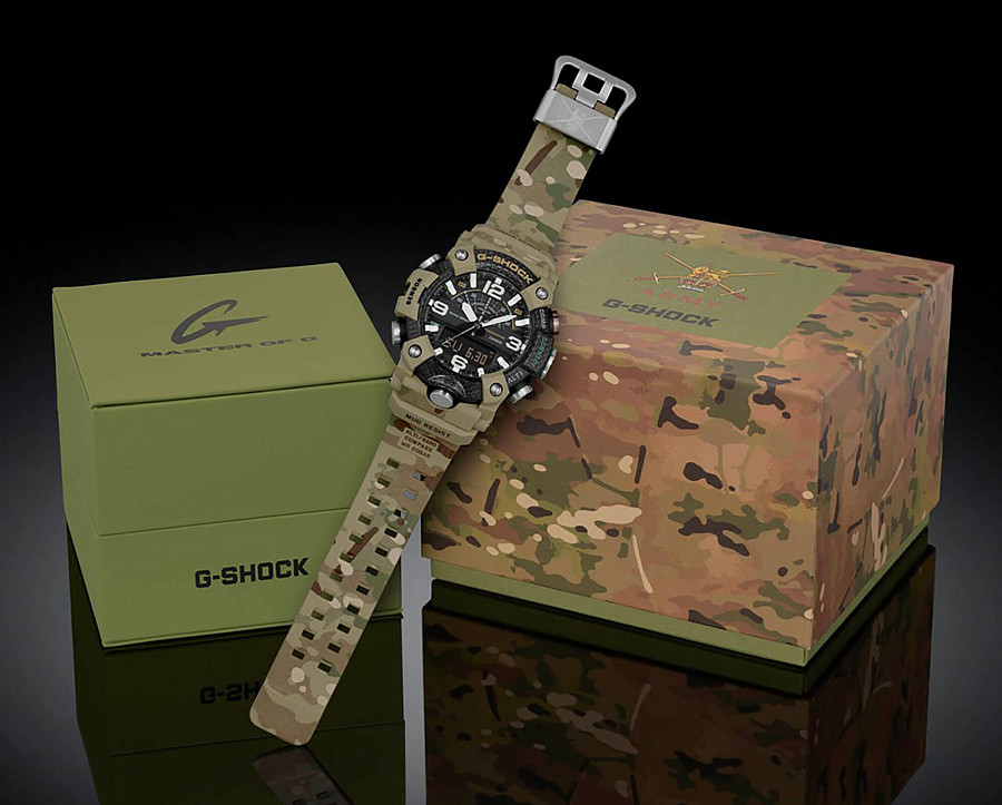 Часы Casio British Army x G-Shock GG-B100BA-1A — Япония, мужские