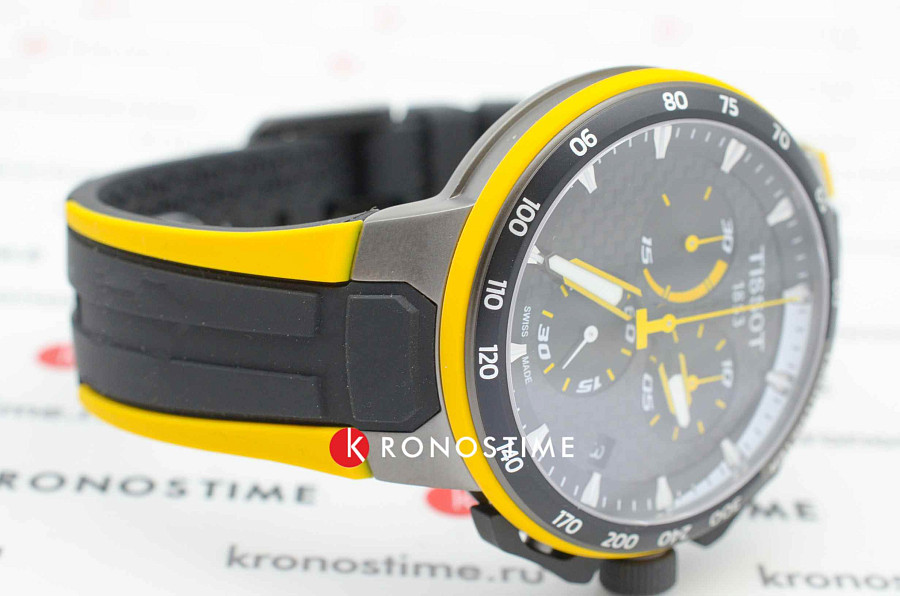 Часы Tissot T-Race Cycling Tour De France 2020 T111.417.37.201.00 — мужские, двухцветный