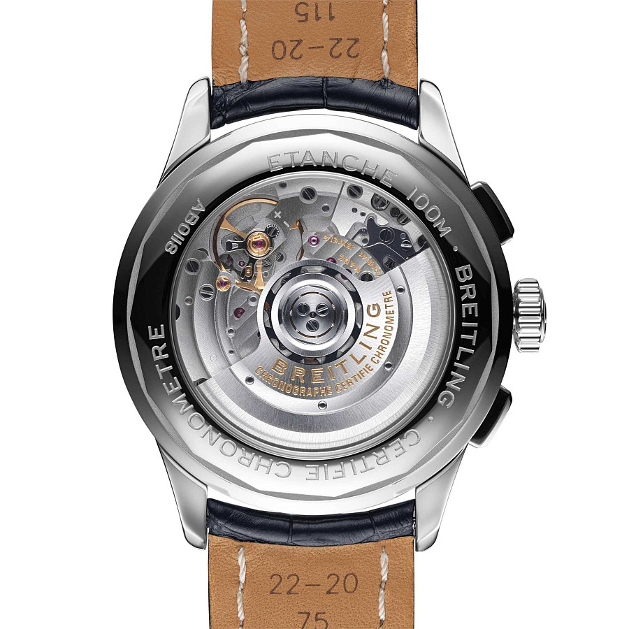 Часы Breitling Premier B01 Chronograph 42 AB0118221C1P1 — кожаный, мужские