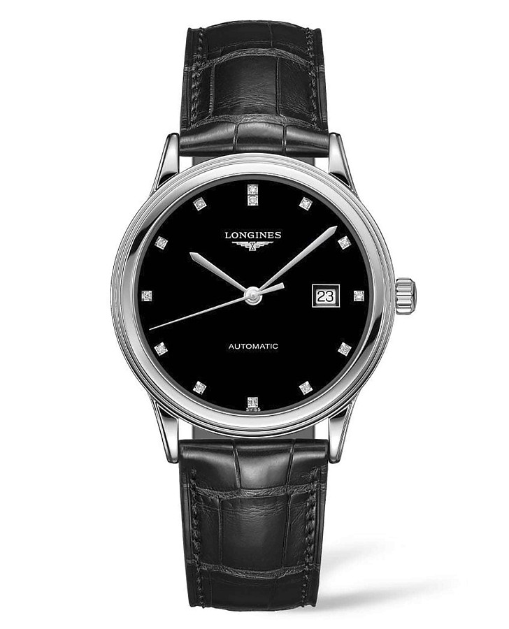 Часы Longines Flagship L4.984.4.57.2 — женские, черный