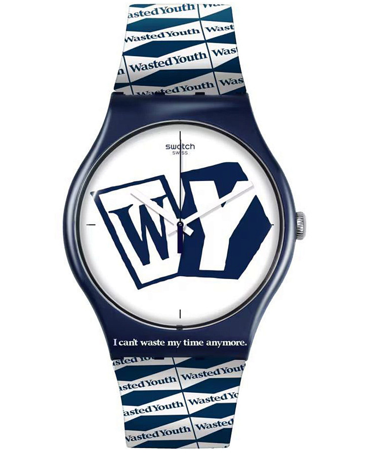 Часы Swatch New Gent Biosourced SO29Z141 — мужские, белый