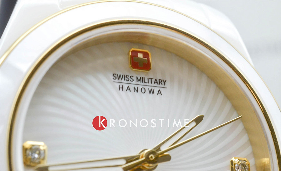 Часы Swiss Military Hanowa Swiss Recruit Lady Ceramic SMWLG0005102 — сталь + ip + керамика, женские
