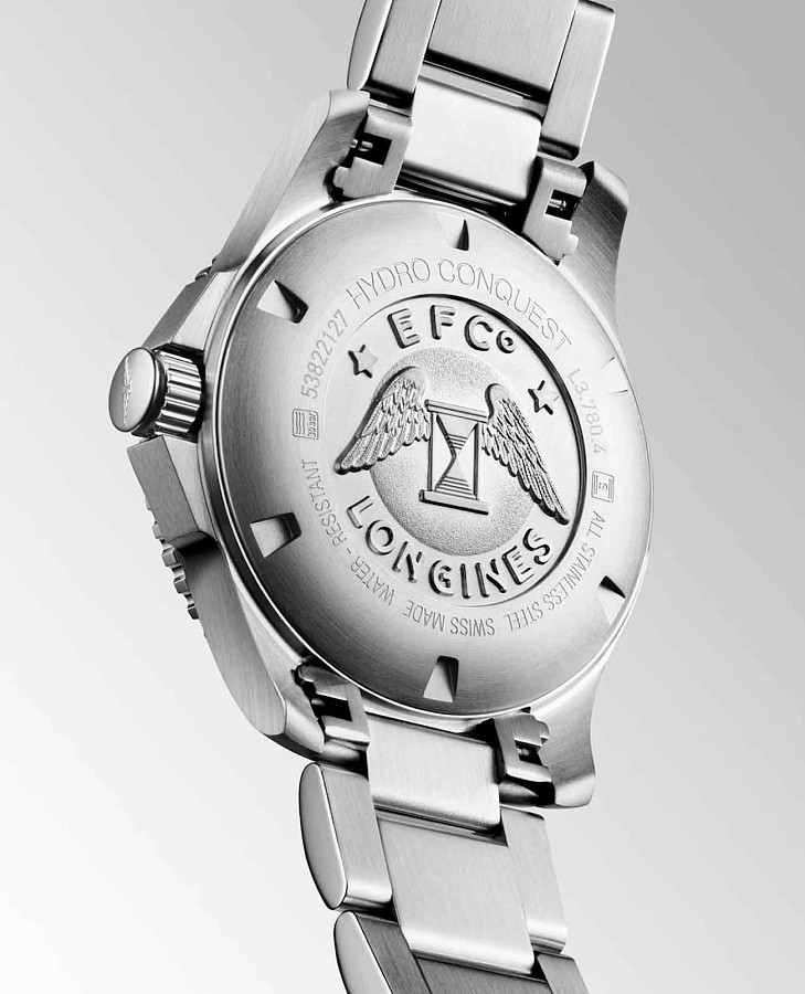 Часы Longines HydroConquest L3.780.4.56.6 — металл сталь керамика, Швейцария