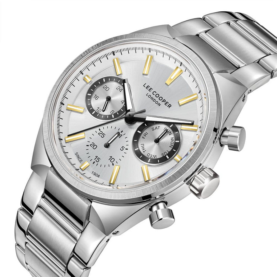 Часы Lee Cooper LC08174.330 — кварцевые, суперметалл металл