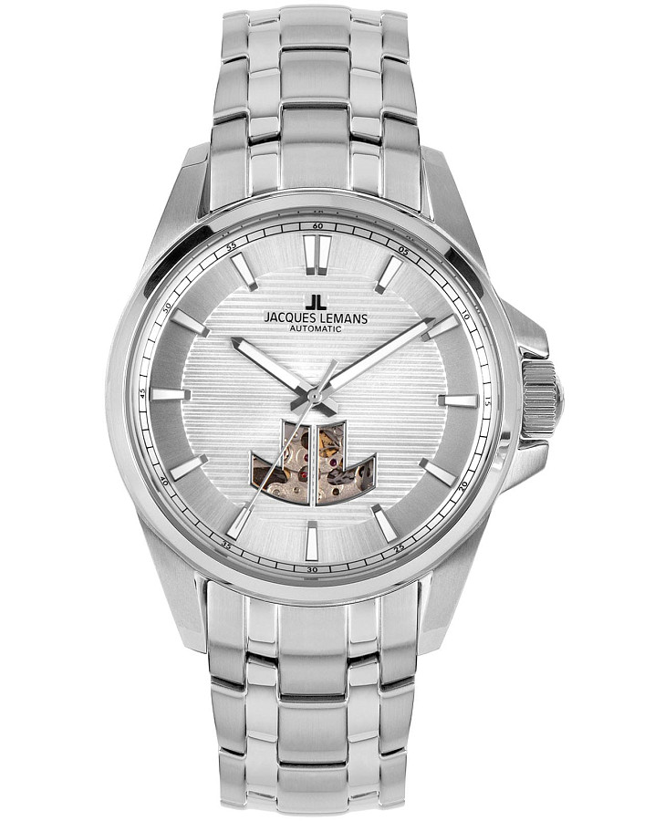 Часы Jacques Lemans Sport 1-2209G — мужские, серебристый