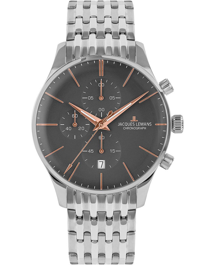 Часы Jacques Lemans London 1-2163i — мужские, черный