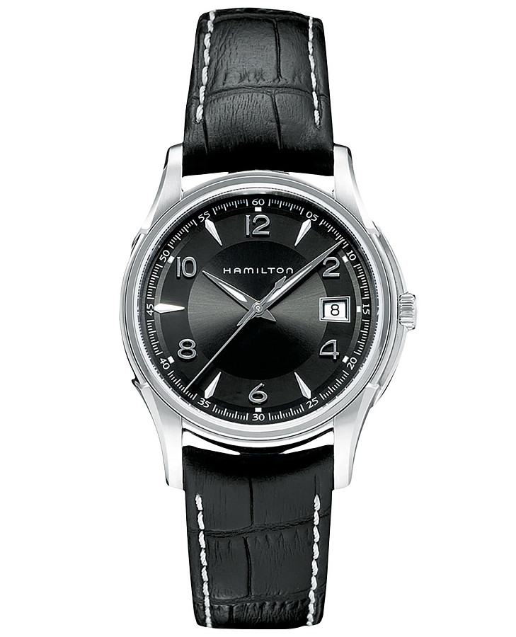 Часы Hamilton Jazzmaster Gent Quartz H32411735 — мужские, черный