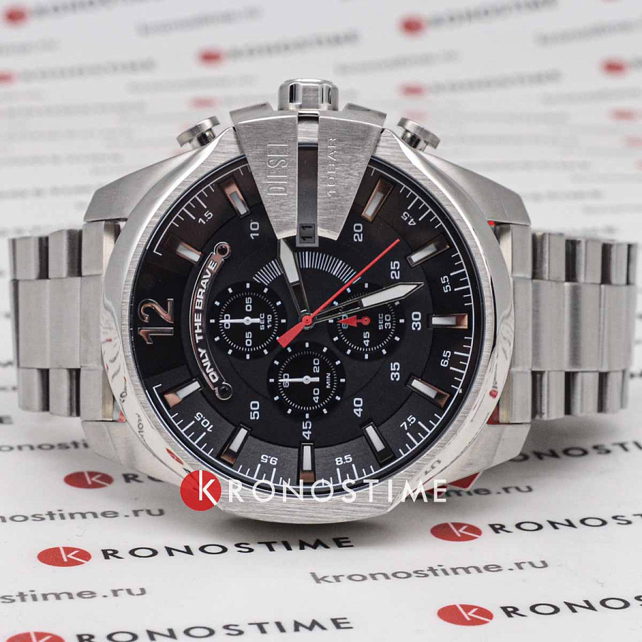 Часы Diesel Mega Chief DZ4308 — кварцевые, сталь металл