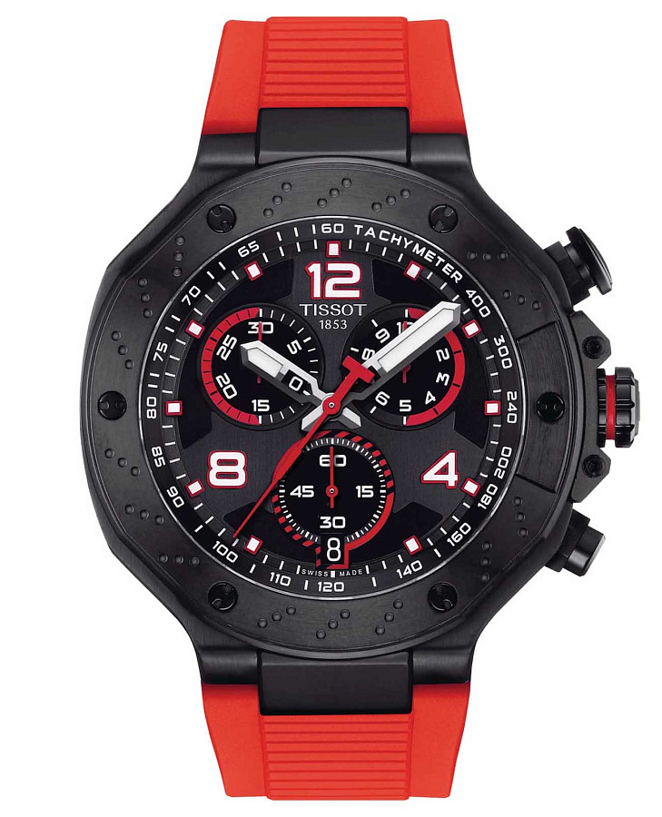 Часы Tissot T-Race MotoGP Chronograph 2023 Limited Editon T141.417.37.057.01 — мужские, черный
