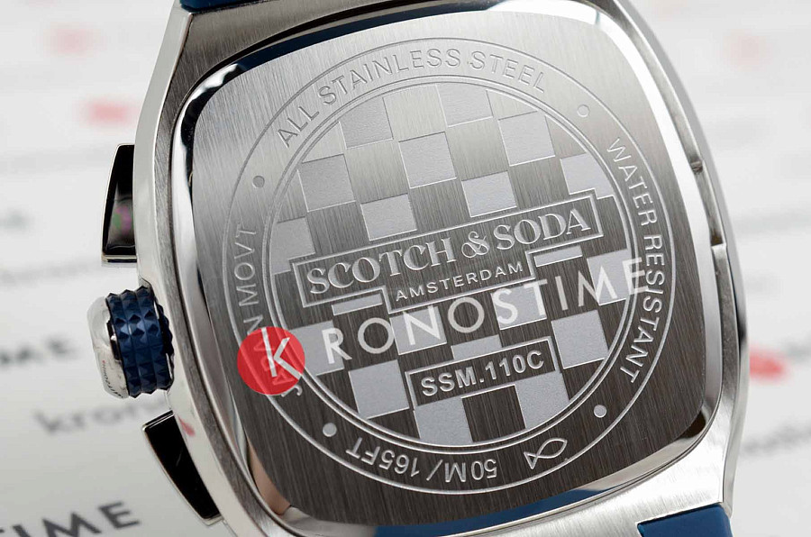 Часы Scotch&Soda SSM.110C — мужские, резина