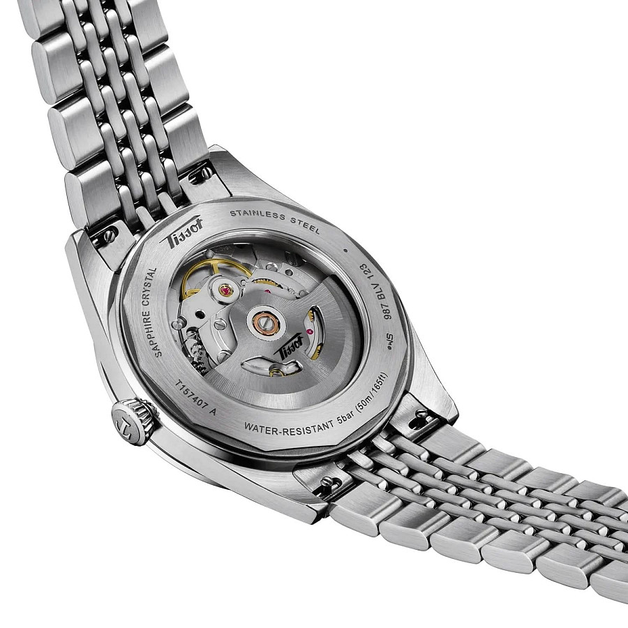Часы Tissot Visodate 39mm T157.407.11.041.00 — мужские, нержавеющая сталь