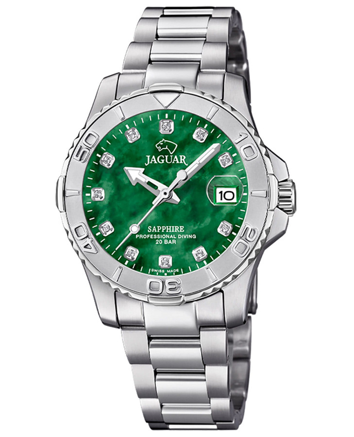 Часы Jaguar Couple Diver J870/7 — женские, зеленый