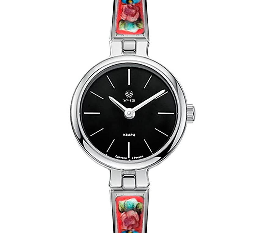 Часы УЧЗ Flora 1704B1B2-42 — кварцевые, латунь