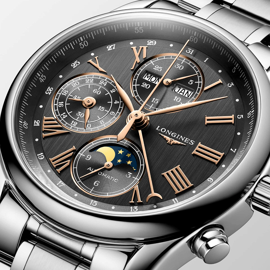 Часы Longines Master Collection L2.673.4.61.6 — механические, сталь металл