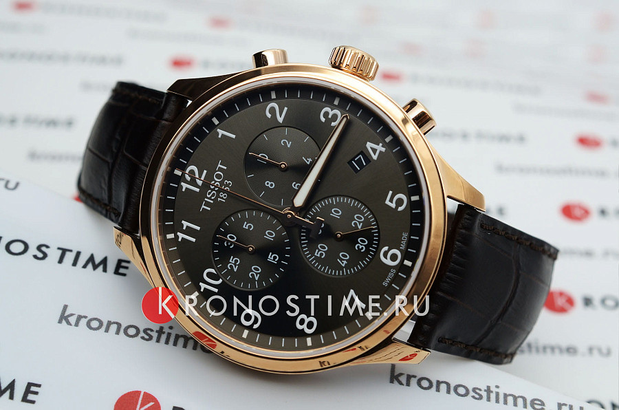 Часы Tissot Chrono XL Classic T116.617.36.057.01 — черный, металл сталь