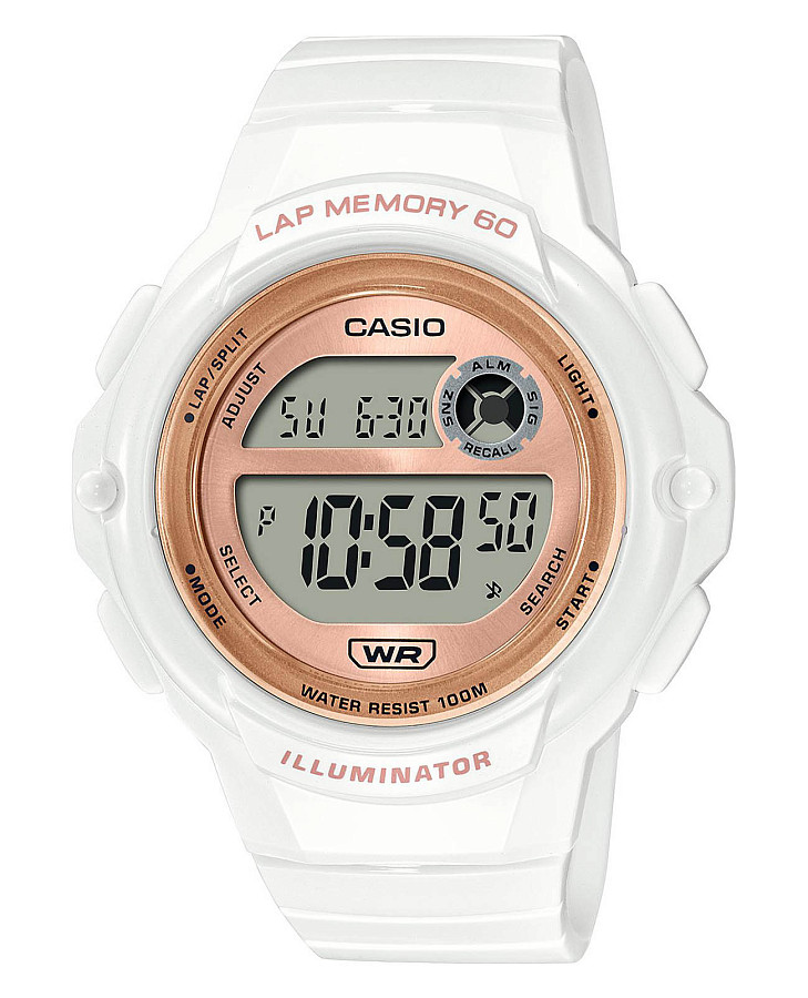 Часы Casio Collection LWS-1200H-7A2VDF (LWS-1200H-7A2) — женские, золотой