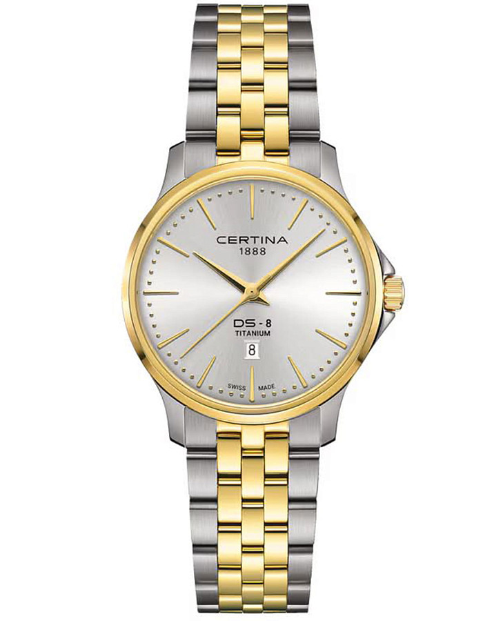 Часы Certina DS-8 Lady 31mm C045.010.55.031.00 — женские, белый