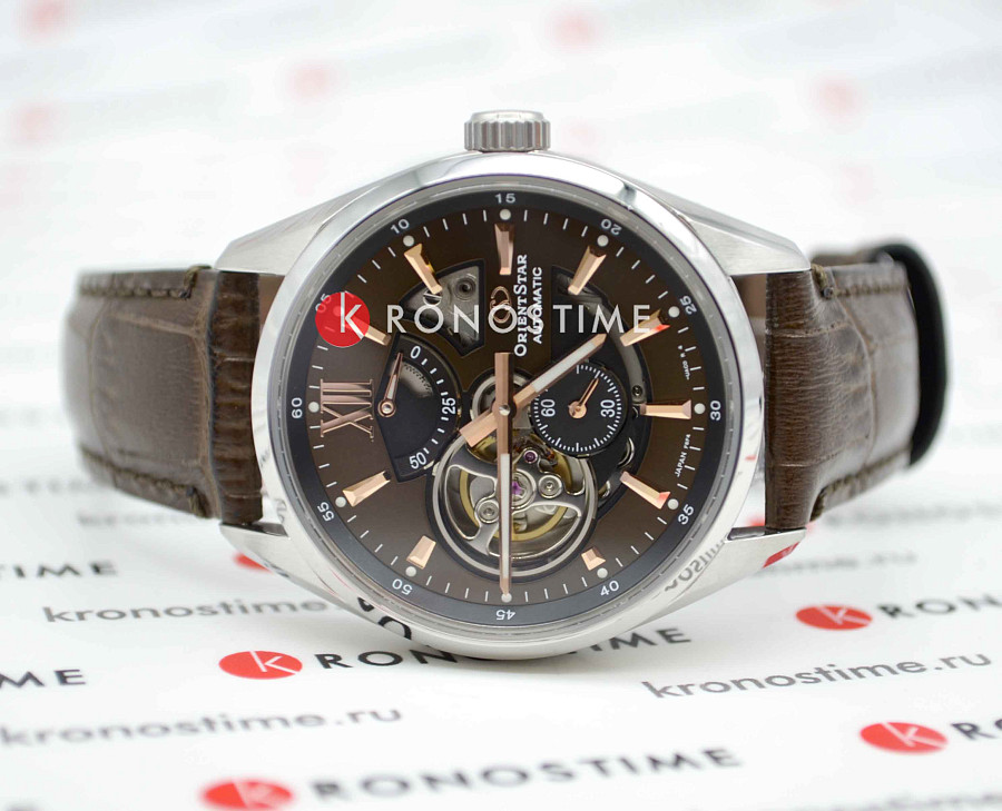 Часы Orient Star RE-AV0006Y (RE-AV0008Y) — мужские, кожаный