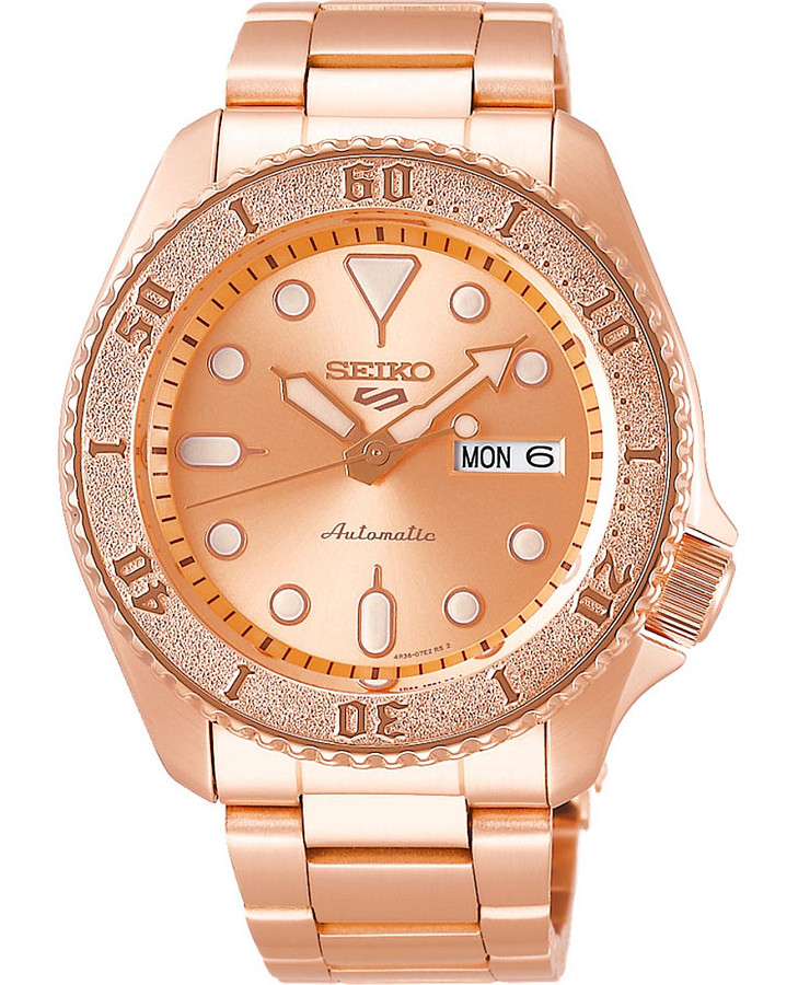 Часы Seiko 5 Sports SRPE72K1 — мужские, золотой