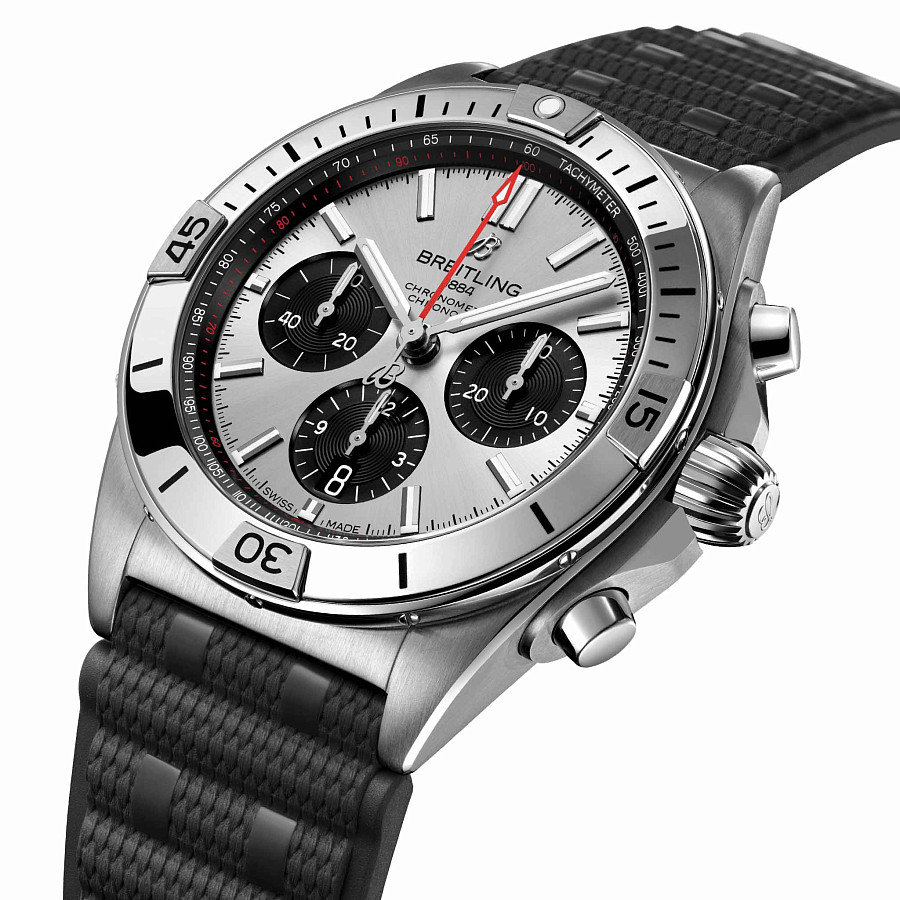 Часы Breitling Chronomat B01 42 AB0134101G1S2 — механические, сталь металл