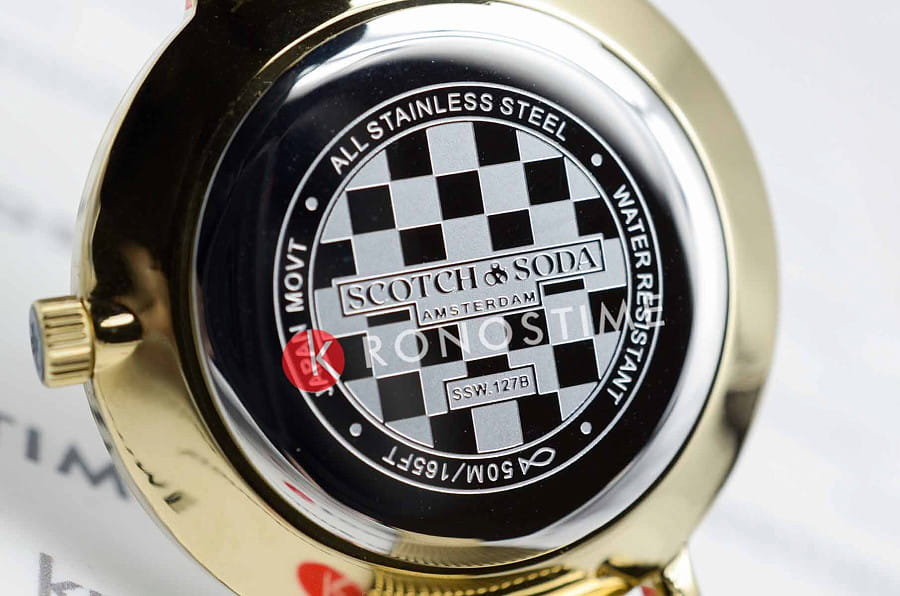 Часы Scotch&Soda SSW.127B — женские, нержавеющая сталь с pvd-покрытием