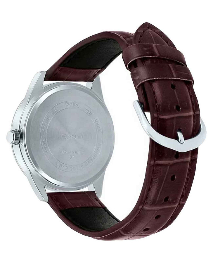 Часы Casio Collection MTP-V002L-7B2UDF (MTP-V002L-7B2) — кожаный, мужские