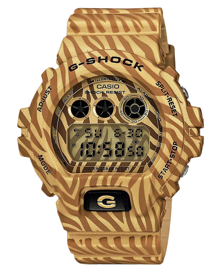 Часы Casio G-Shock DW-6900ZB-9DR — мужские, бежевый