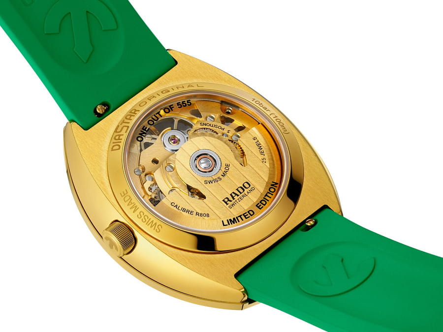 Часы Rado DiaStar Original Skeleton R12166309 — каучук, мужские