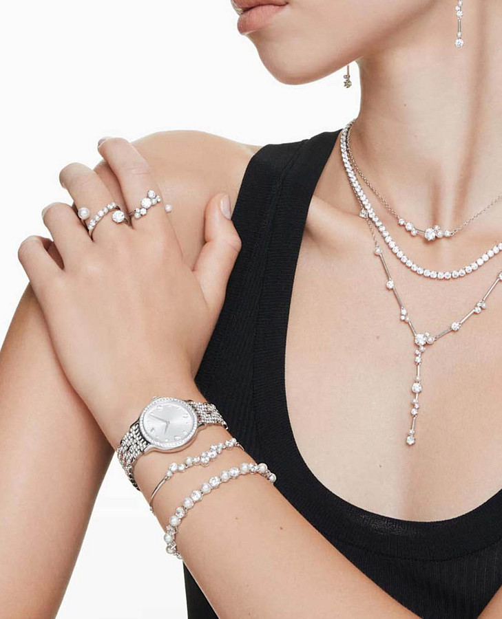 Часы Swarovski Imber 5693634 — серебристый, металл сталь