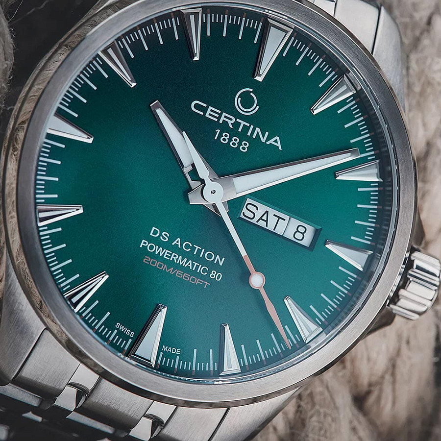 Часы Certina DS Action Day-Date C032.430.11.091.00 — механические, Швейцария, мужские