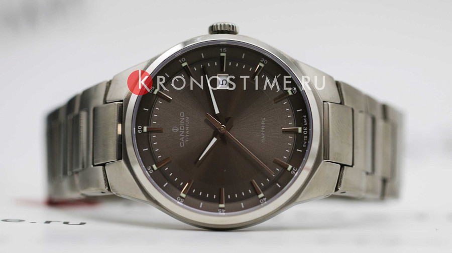 Часы Candino Titanium C4605/4 — кварцевые, металл титан