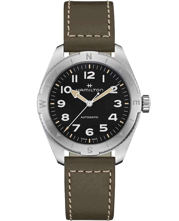 Часы Hamilton Khaki Field Expedition Auto H70315830 — мужские, черный