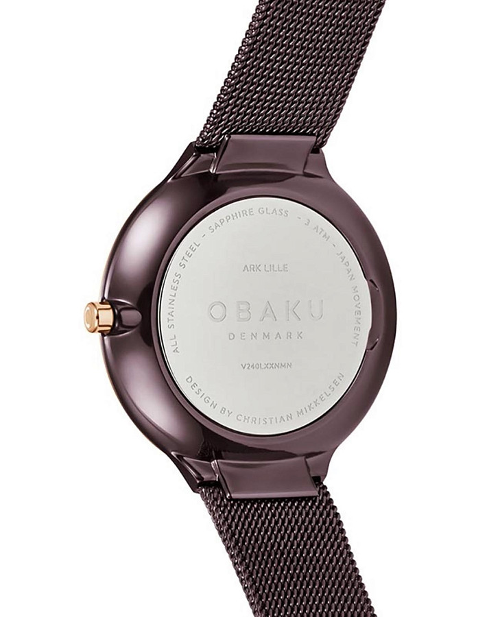 Часы Obaku V240LXXNMN — кварцевые, металл сталь