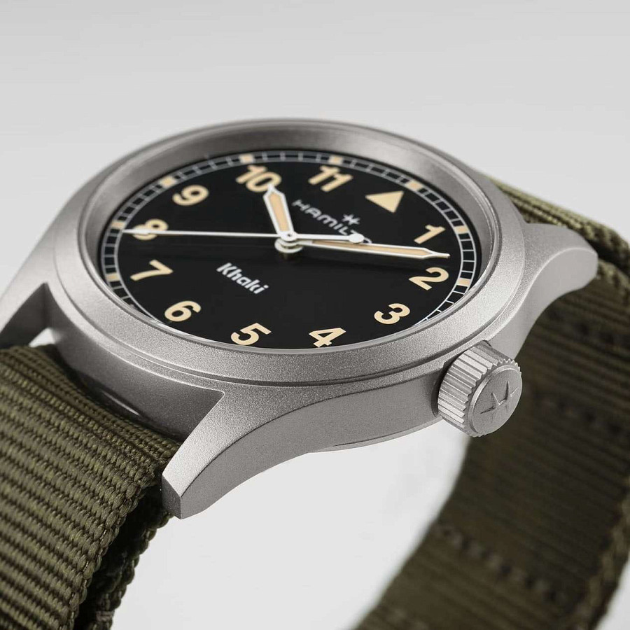 Часы Hamilton Khaki Field Quartz 38mm H69401930 — Швейцария, кварцевые