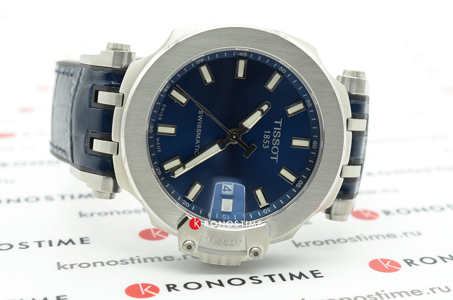Часы Tissot T-Race Swissmatic T115.407.17.041.00 — мужские, кожаный