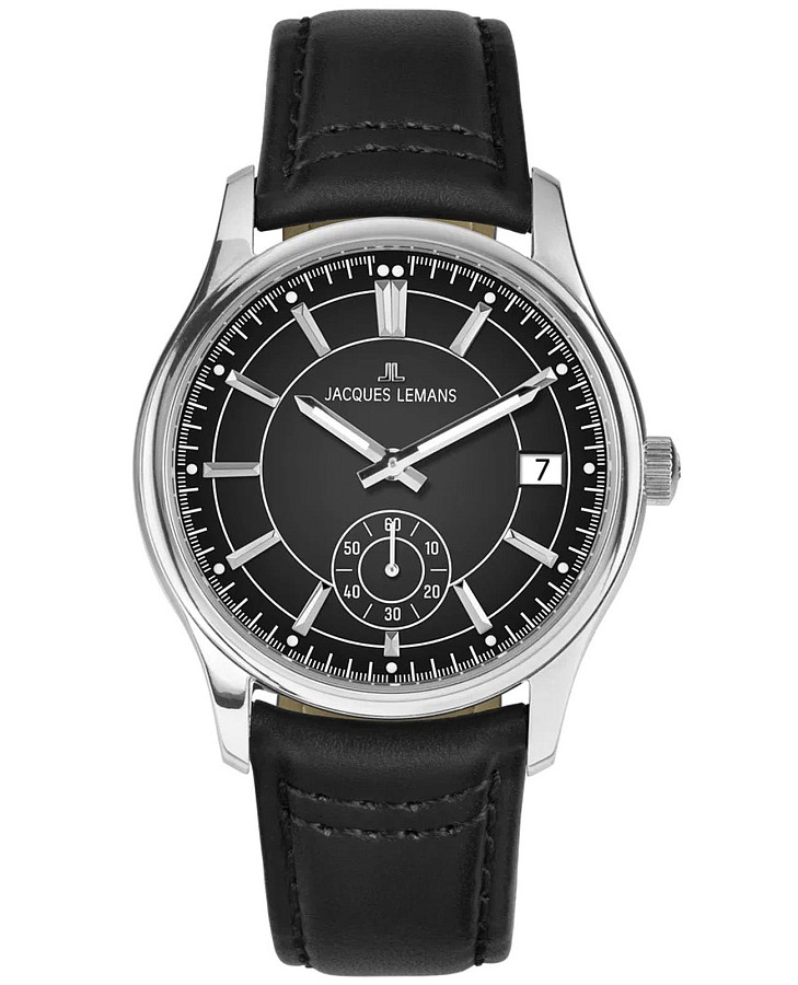 Часы Jacques Lemans Derby 1-2197A — мужские, черный