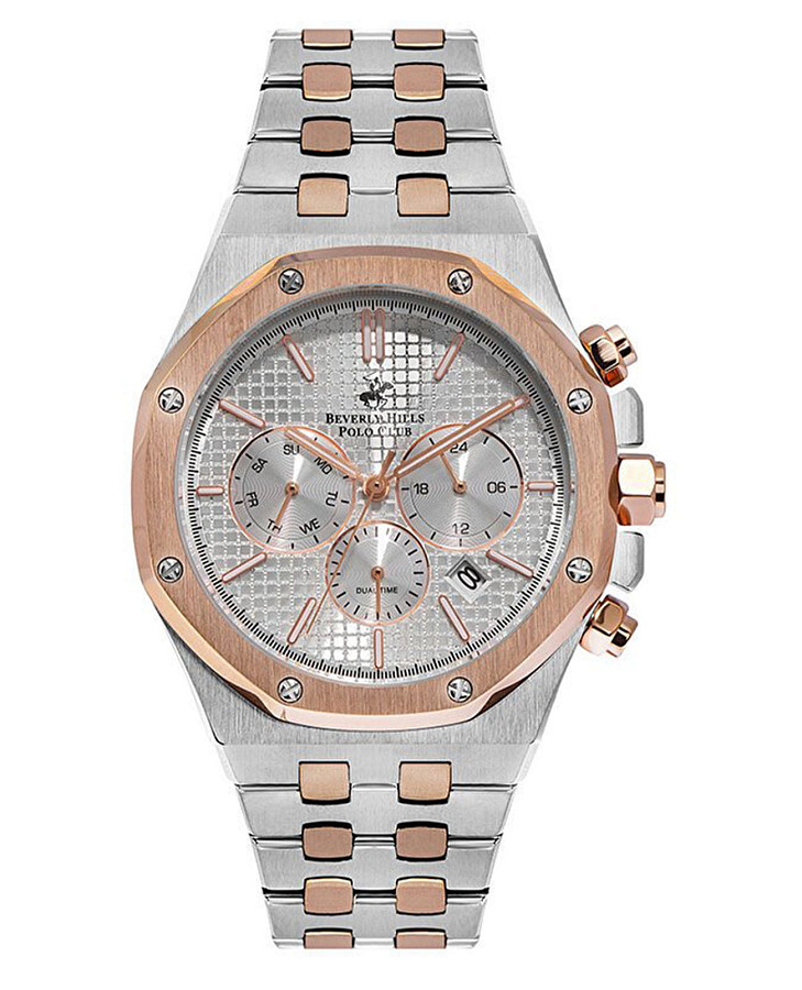 Часы Beverly Hills Polo Club BP3051X.530 — мужские, серебристый
