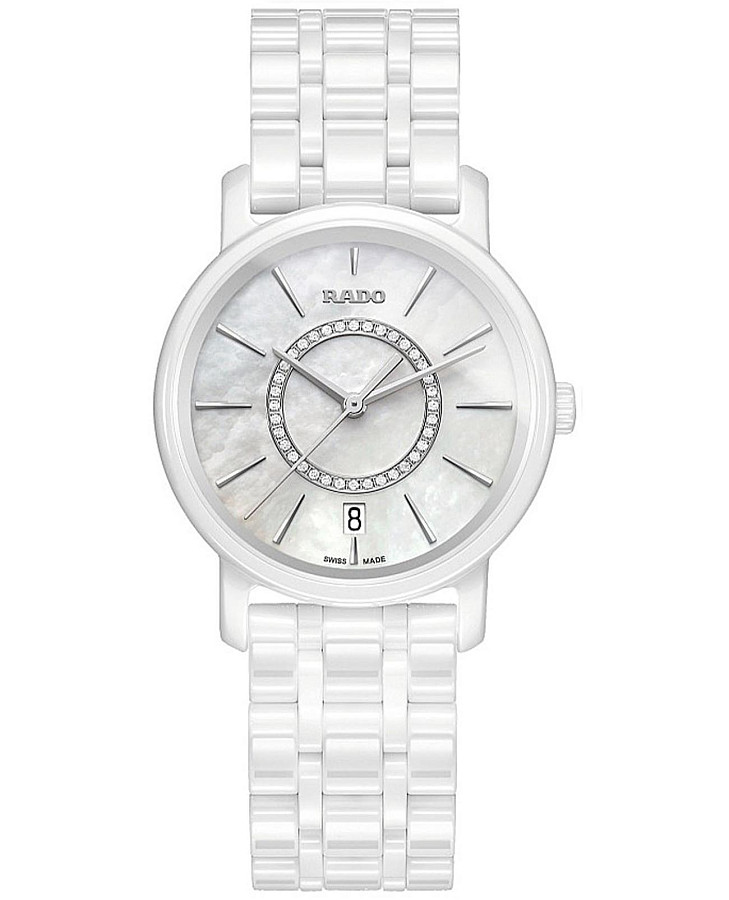 Часы Rado Diamaster R14065907 — женские, перламутровый