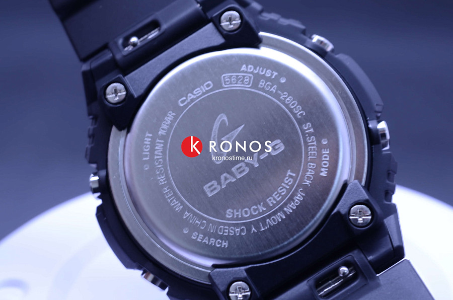 Часы Casio Baby-G BGA-260SC-1A — Япония, кварцевые
