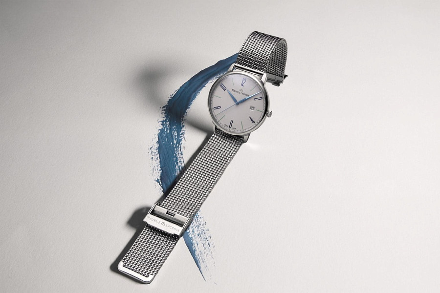 Часы Maurice Lacroix Eliros Date EL1118-SS00E-120-C — мужские, нержавеющая сталь