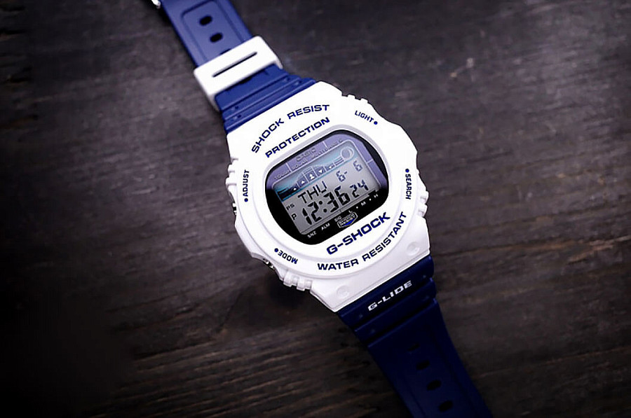 Часы Casio G-Shock GWX-5700SS-7 — серый, пластик