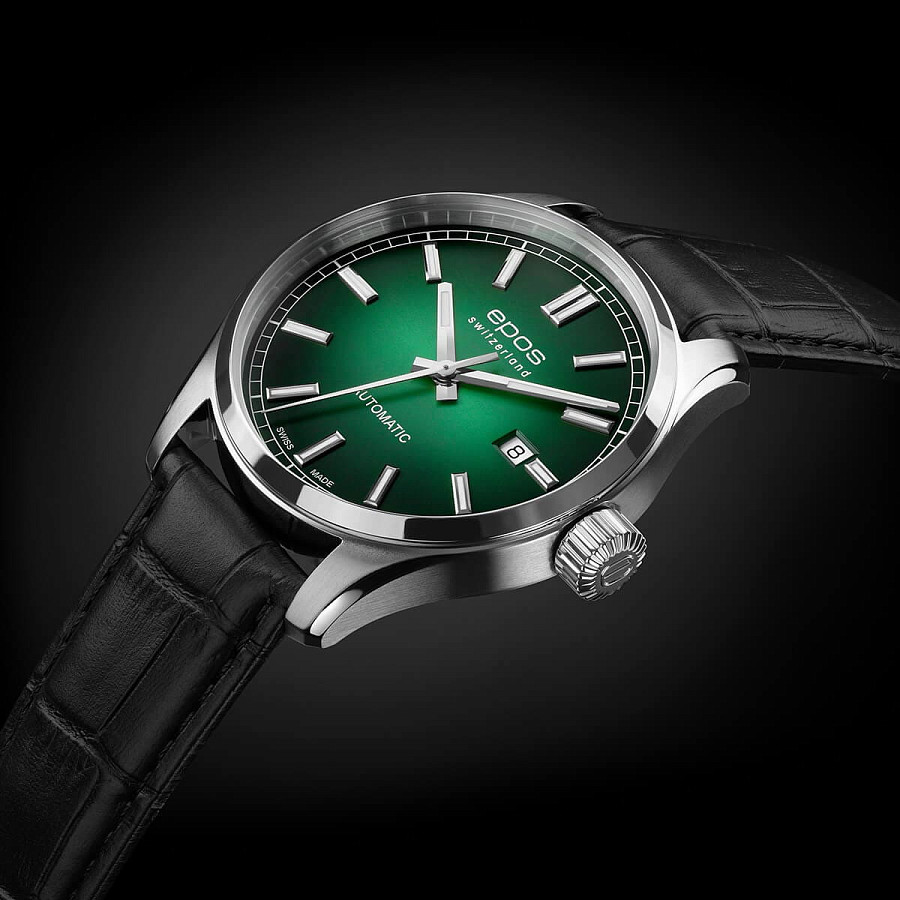 Часы Epos Passion 3501.132.20.13.25 — механические, сталь металл