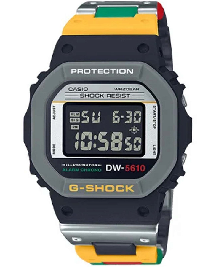 Часы Casio G-Shock DW-5610MT-1DR — мужские, цветной