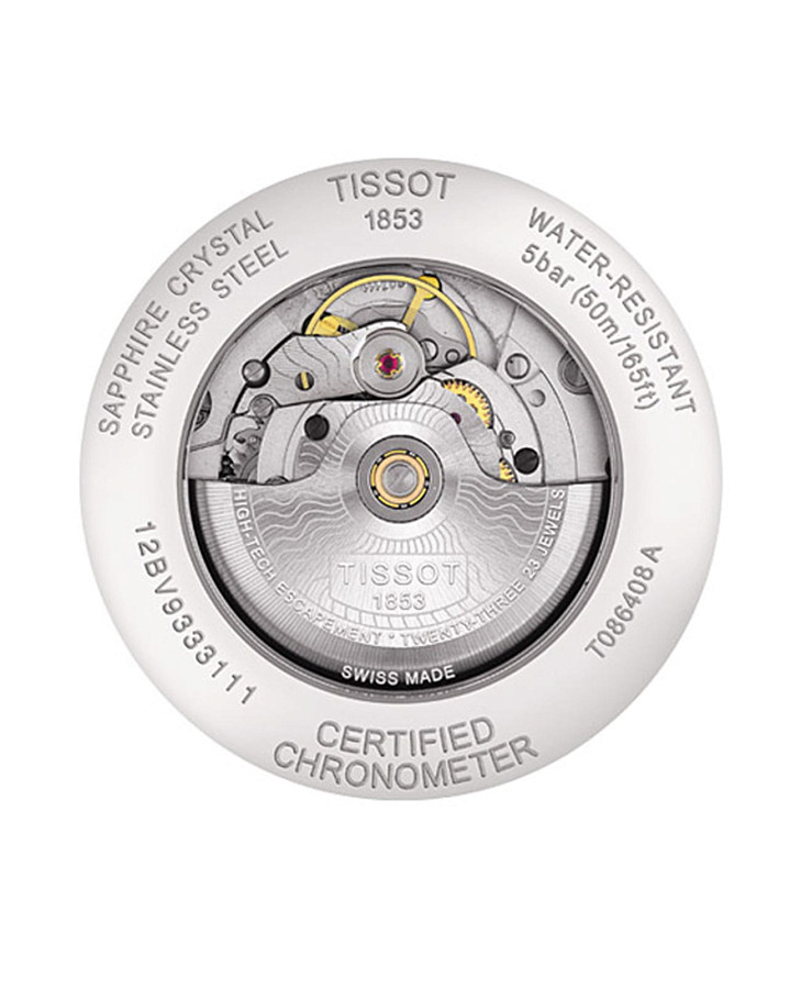 Часы Tissot Luxury Powermatic 80 Lady T086.408.22.036.00 — механические, металл сталь