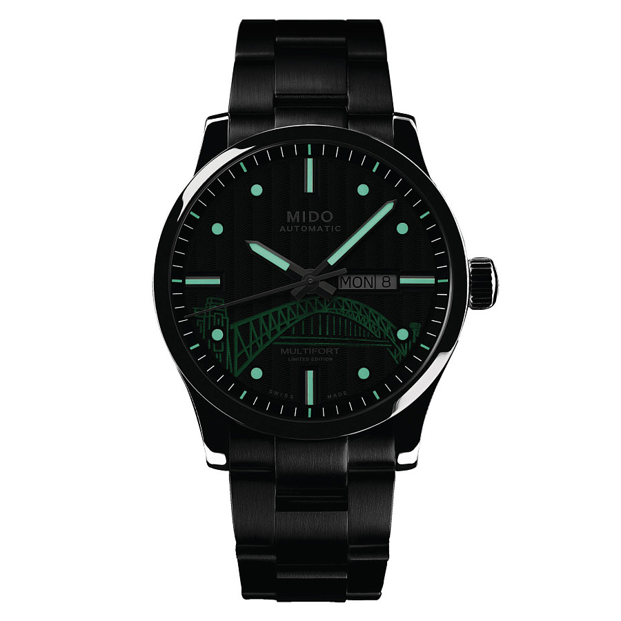 Часы Mido Multifort Gent 20th Anniversary Inspired By Architecture M005.430.11.061.81 — механические, металл сталь