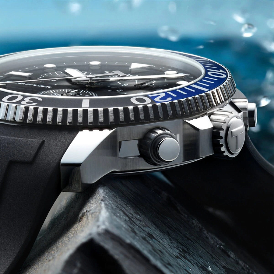 Часы Tissot Seastar 1000 Chronograph T120.417.17.051.02 — мужские, каучук